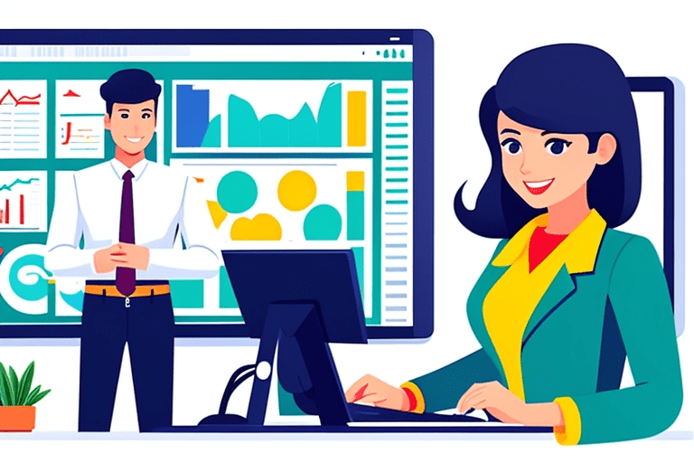 digital marketer colleagues discussing next marketing strategy