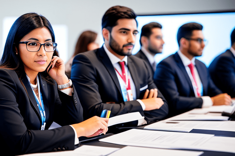 viewers at a conference about marketing channel and campaign