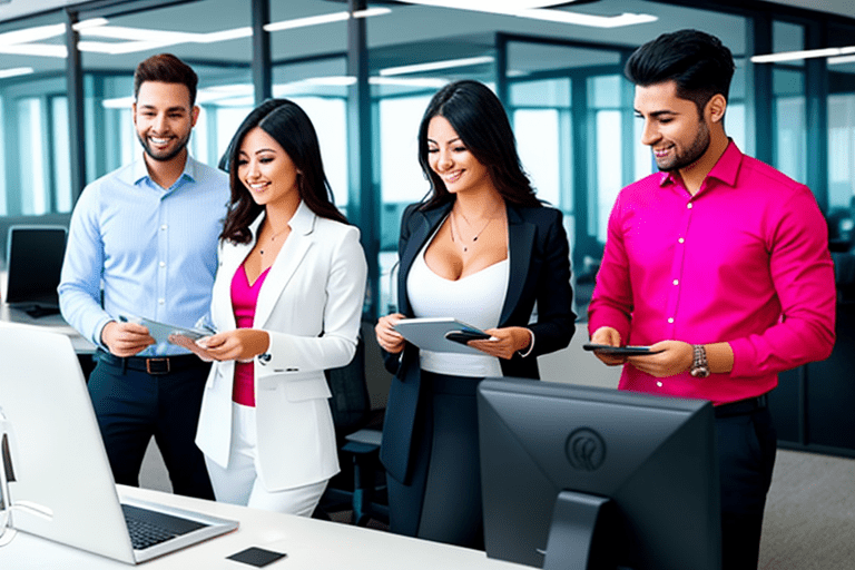 small business marketing team