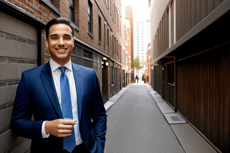 marketing video speaker in a city